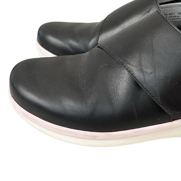 Alegria by PG-Lite QIN-601 Slip On Shoe 38 US 8-8.5 M Black Napa Leather Comfort - Picture 9 of 15